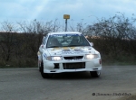 Jan Jelinek - Karel Vajik, Mitsubishi Lancer EVO VI - RomanO - Modrice 2004.JPG